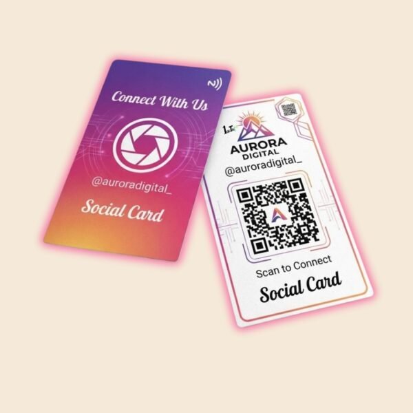 Smart NFC Instagram Card | Portrait Style