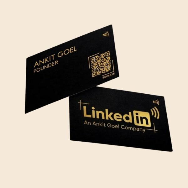 Premium Gold Print Smart NFC Business Card