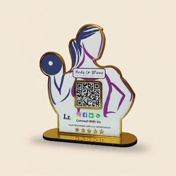 Enhance Gym Member Experience with Smart NFC Single Standee for Quick Access and Engagement 💪📱